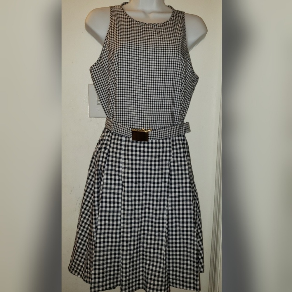Michael kors square patterns dress